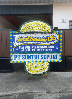 Papan Bunga Duka di Malalayang